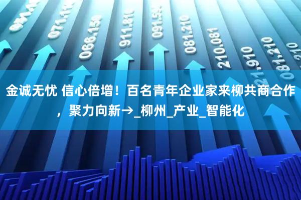 金诚无忧 信心倍增！百名青年企业家来柳共商合作，聚力向新→_柳州_产业_智能化